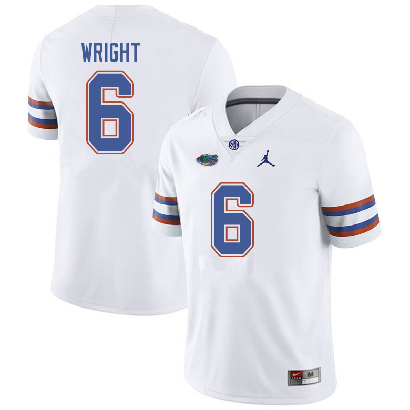 Jordan Brand Men #6 Nay'Quan Wright Florida Gators College Football Jerseys Sale-White